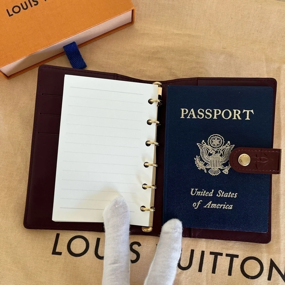 Louis Vuitton Verni Agenda PM Burgundy EUC 2010